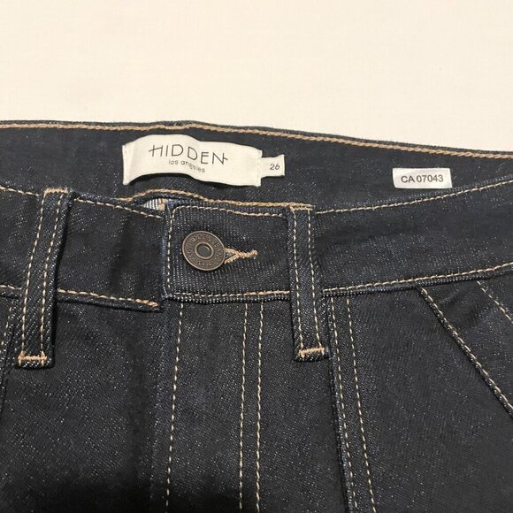 Hidden Tracey Straight Denim Jeans Womens Size 26 - Picture 3 of 16